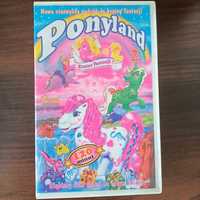 Kaseta VHS ponyland kucyki pony my little pony film / bajka na kasecie