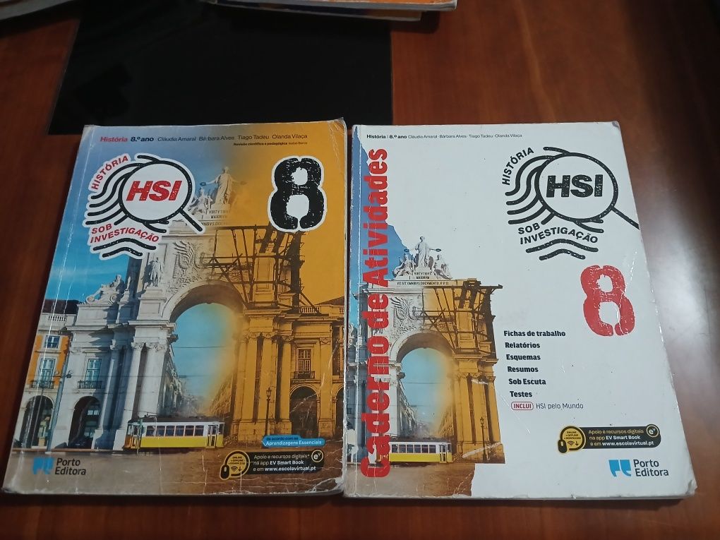 Livros escolares 8 ano