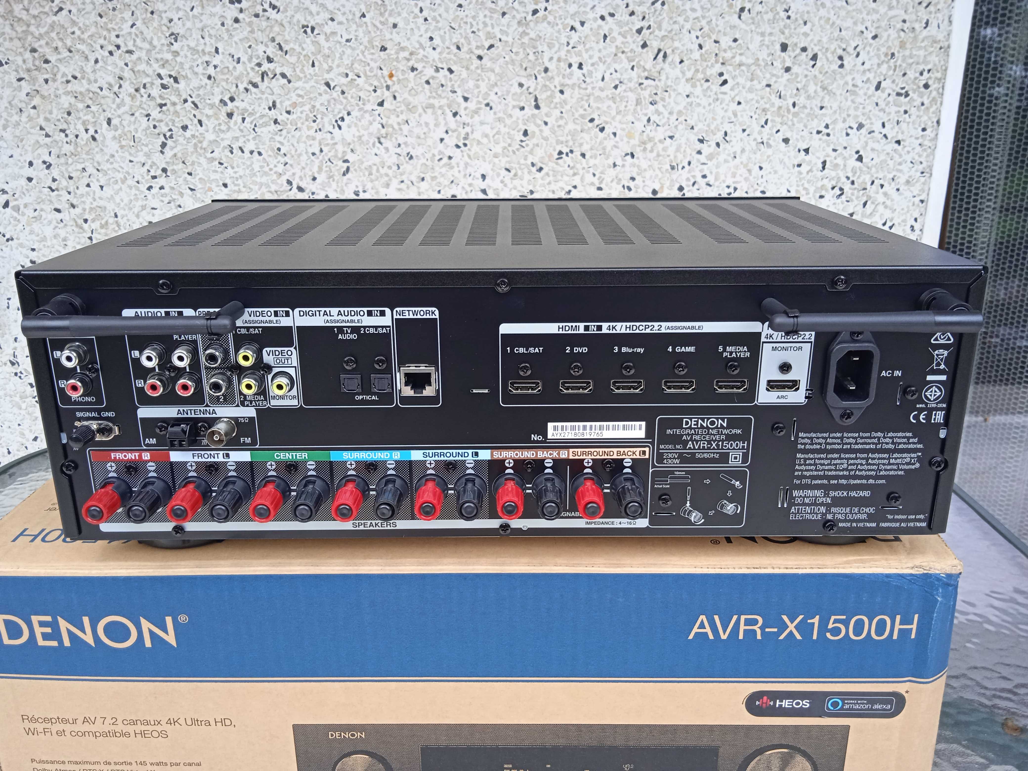 Amplituner Denon AVR-X1500H