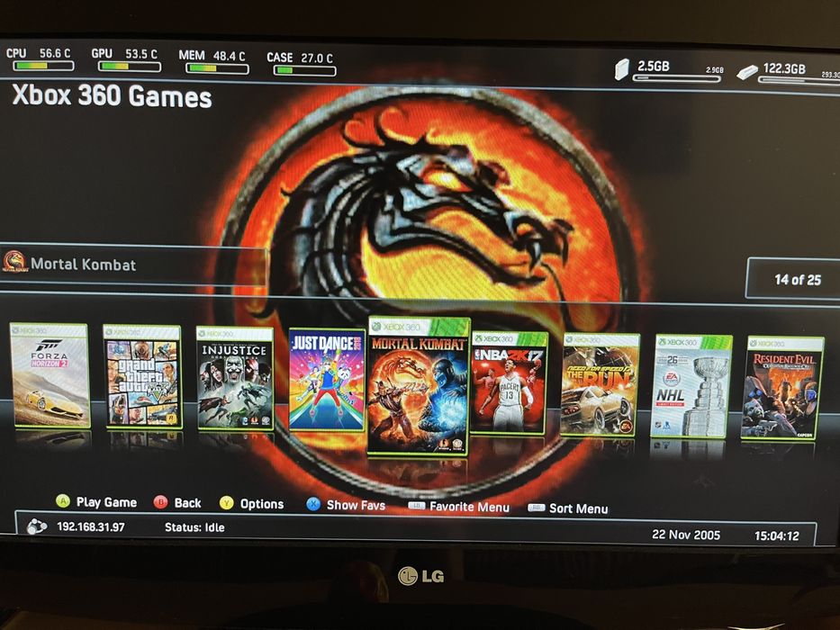 Продам XBOX360 Slim 320gb Kinect