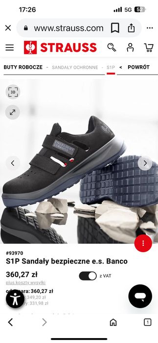 Buty strauss rozm 48