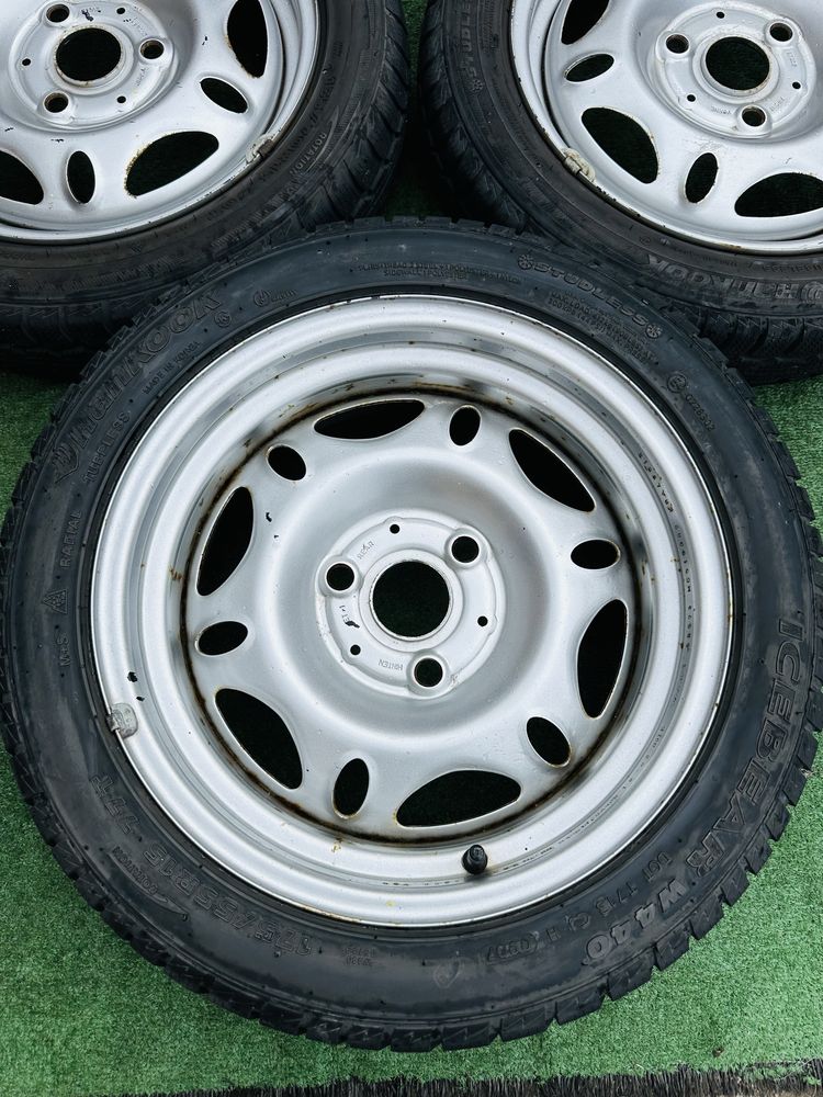 Диски сталеві різноширокі Smart 3/112 R15 з резиною 175/55-135/70 R15
