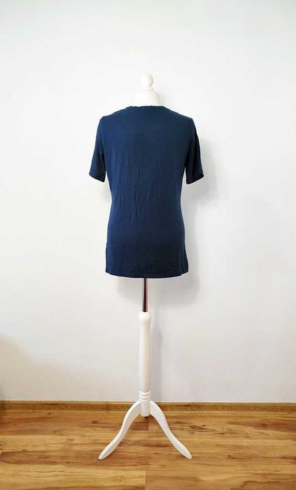 Karstadt granatowy tshirt basic