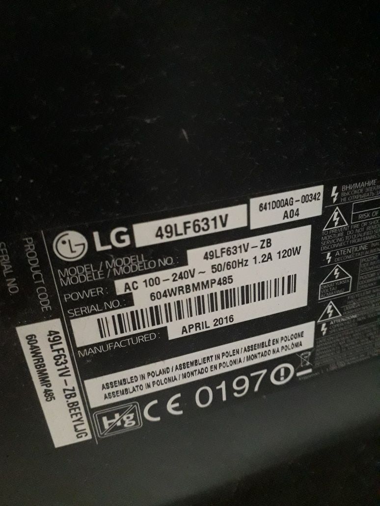 Telewizor LG 49 c