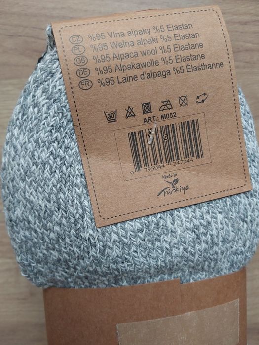 Skarpety męskie wełniane 3 pary 30 zł