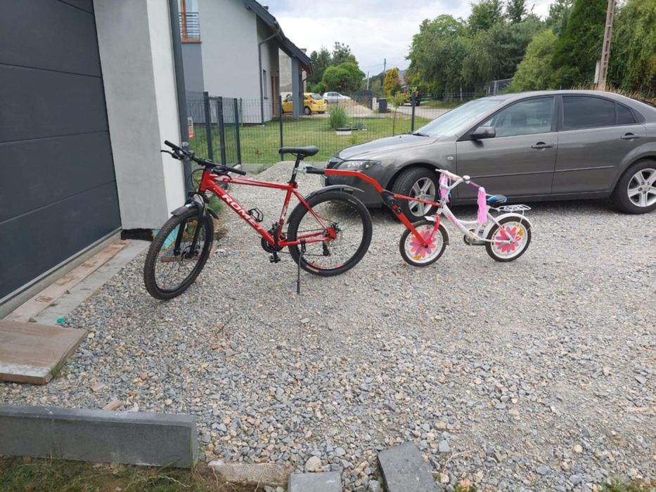 Sztywny hol rowerowy - nauka jazdy,  wycieczki