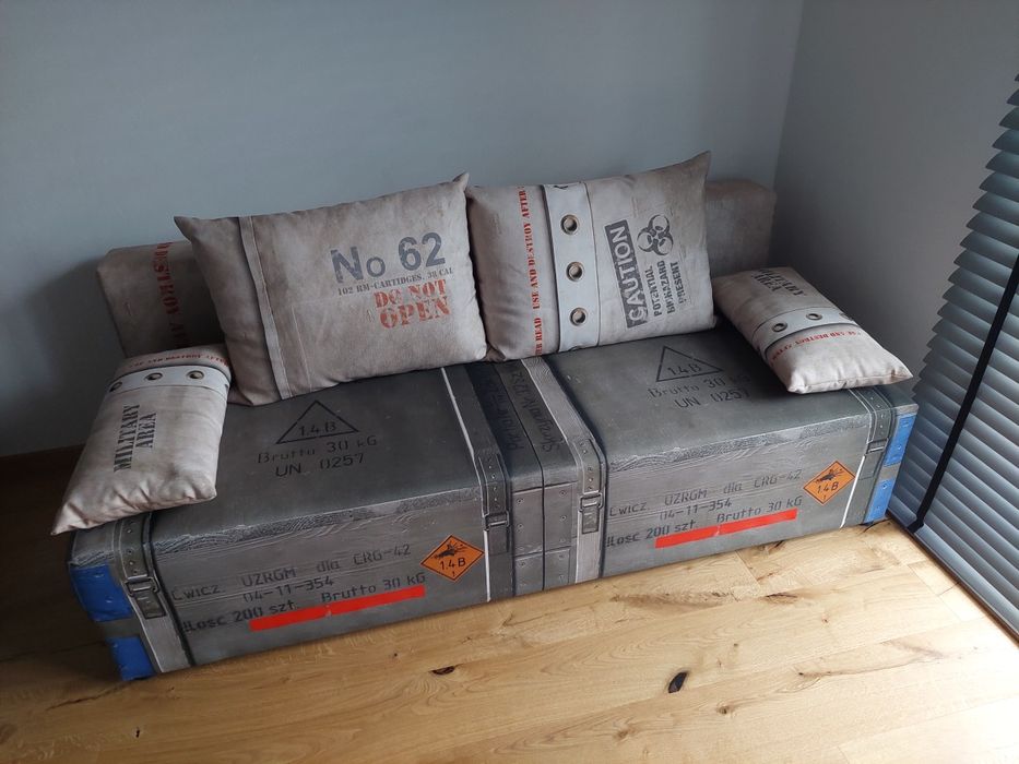 Sofa rozkładana młodzieżowa 3 osobowa