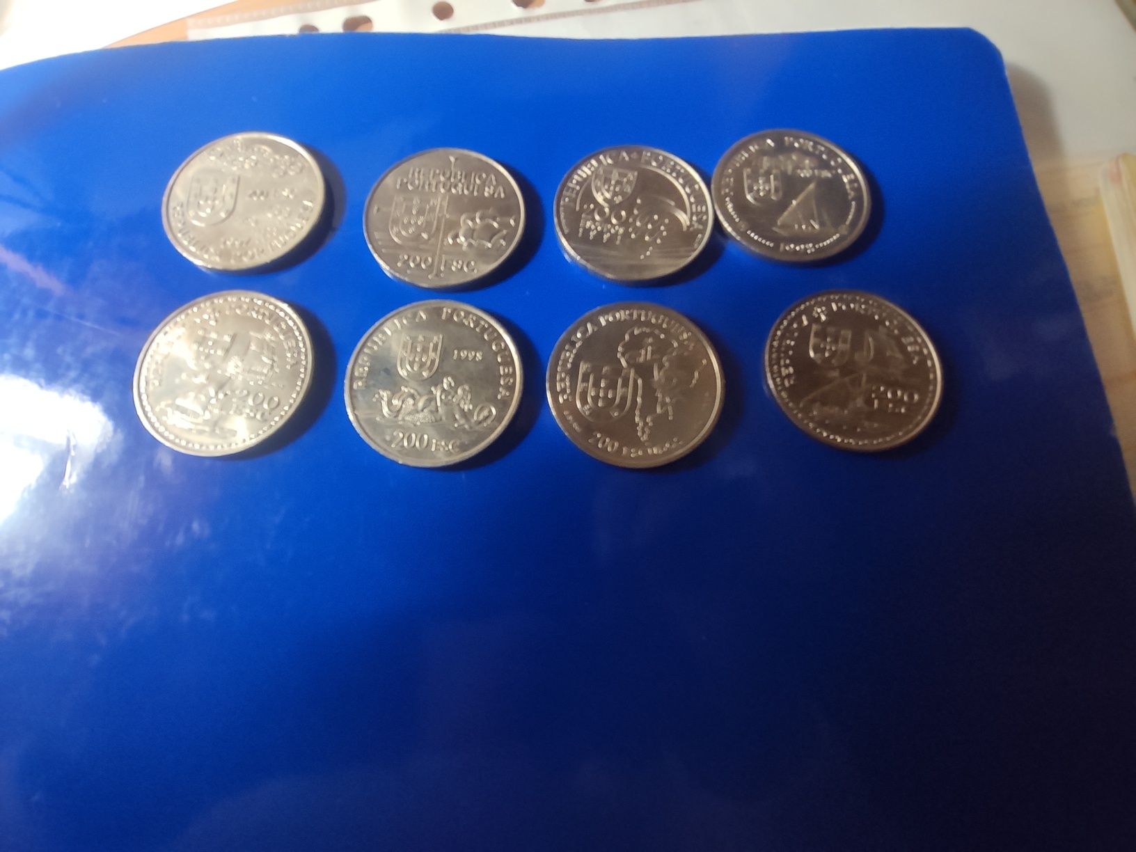 Conjunto moedas antigas