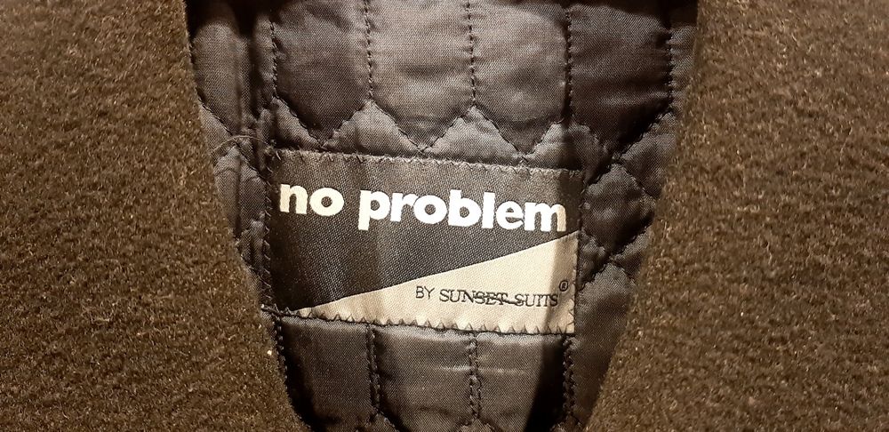 Płaszcz męski czarny 184