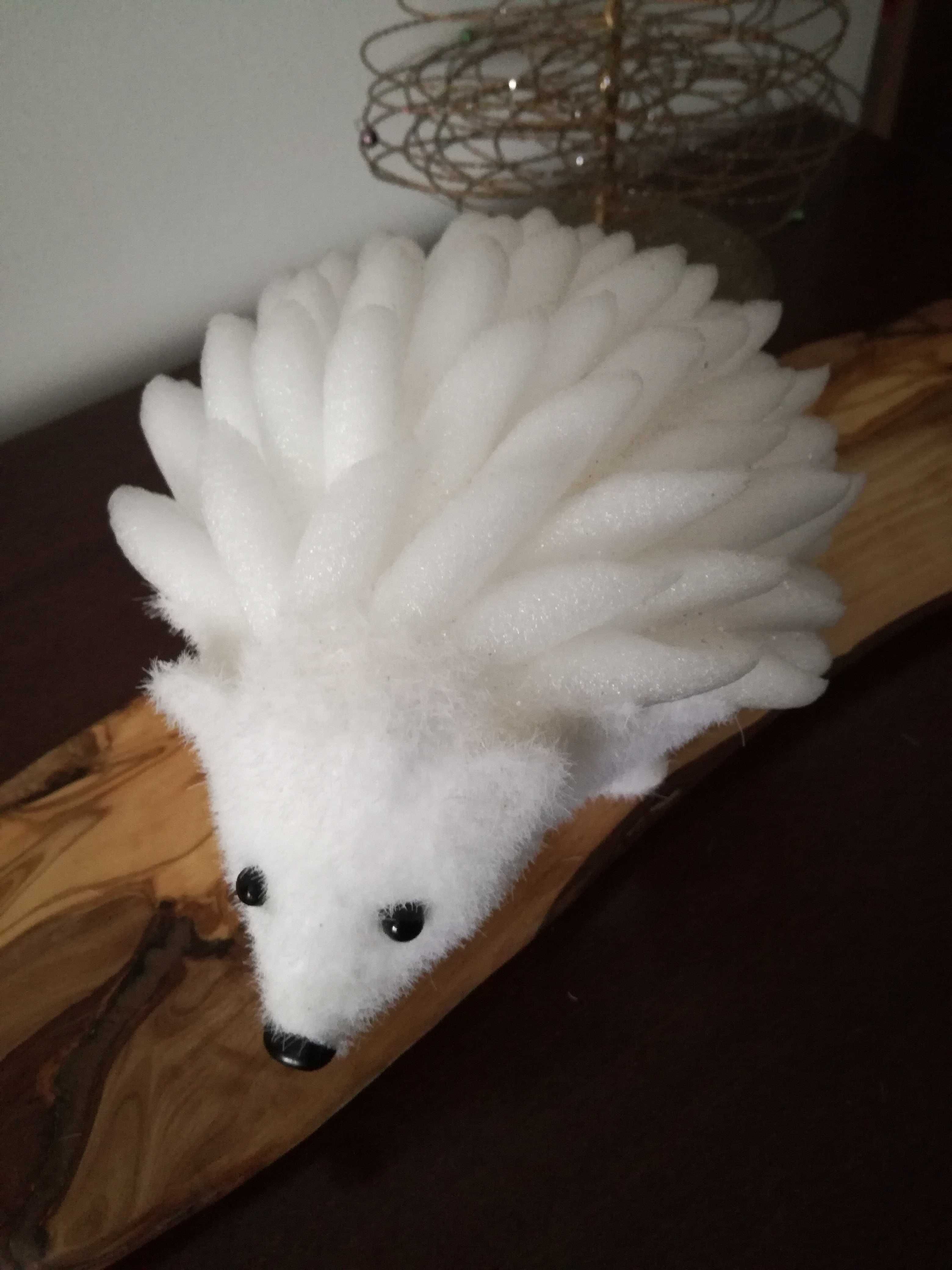 Figura decorativa, Ouriço branco