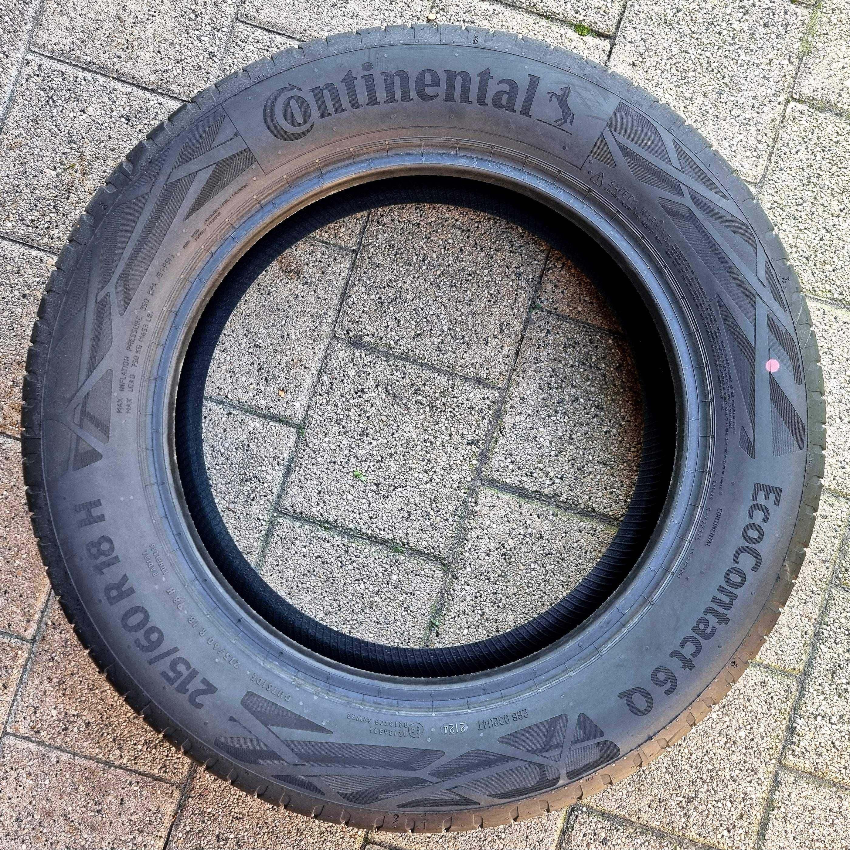 Continental EcoContact 6Q 215/60R18 98H Rok 2024.21 - Nowe