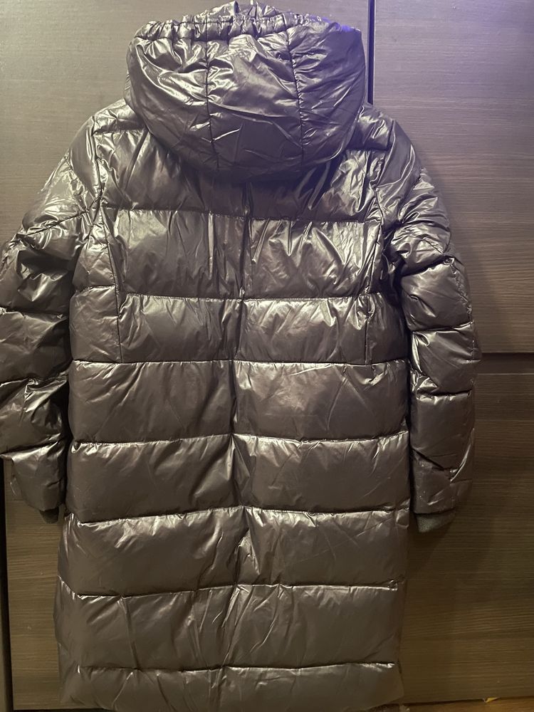 Пуховик на девочку Moncler, зимний пуховик для девочки