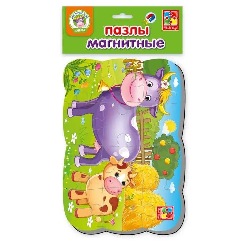 Пазлы на магните (магнитные пазлы) А5 Vladi Toys