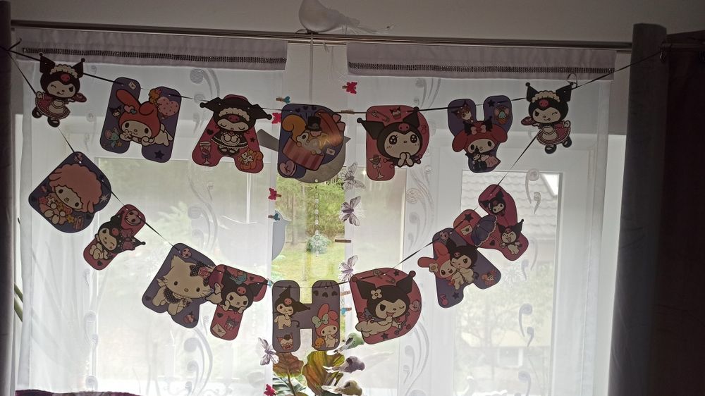 Happy Birthday Kuromi ozdoba urodzinowa