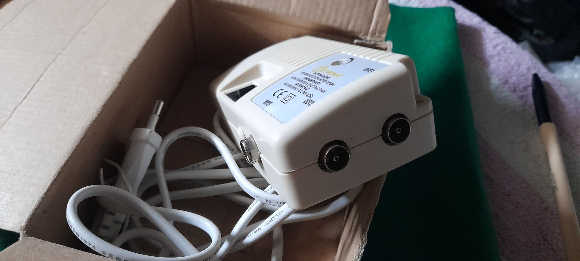 Amplificador tv e rádio mão