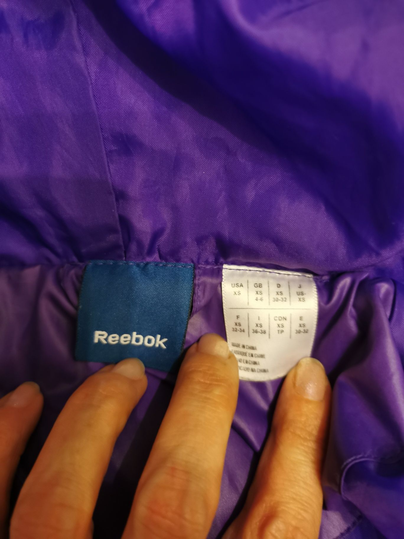 Kurtka Reebok roz xs