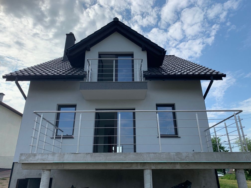 Balustrady balustrada nierdzewna balkonowa balkonowe schodowe INOX