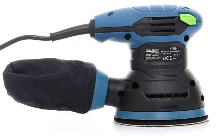 KRAFT&DELE Szlifierka Mimośrodowa Polerka Drewna 1100w 125m KmD1684-Z