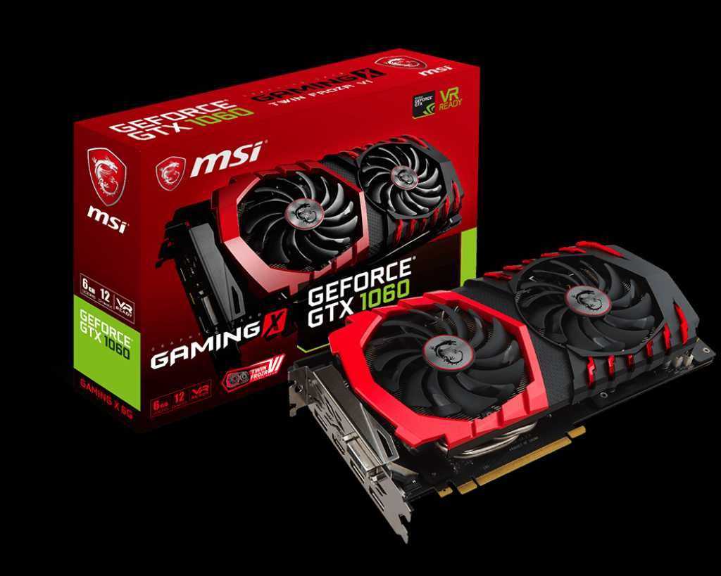 MSI geForce GTX 1060 Gaming X 6G GDDR5 C/Caixa Original
