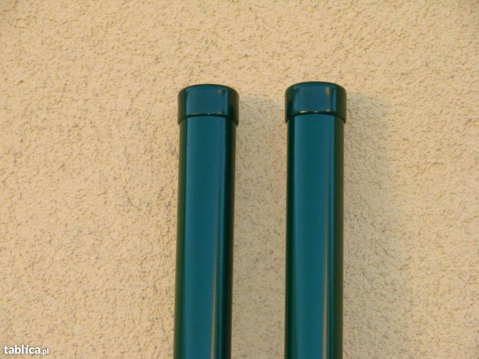Słupki ogrodzeniowe ocynk+ ral 42,4mm h-200cm