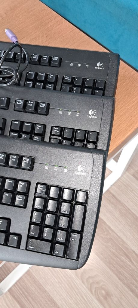 Klawiatura przewodowa logitech