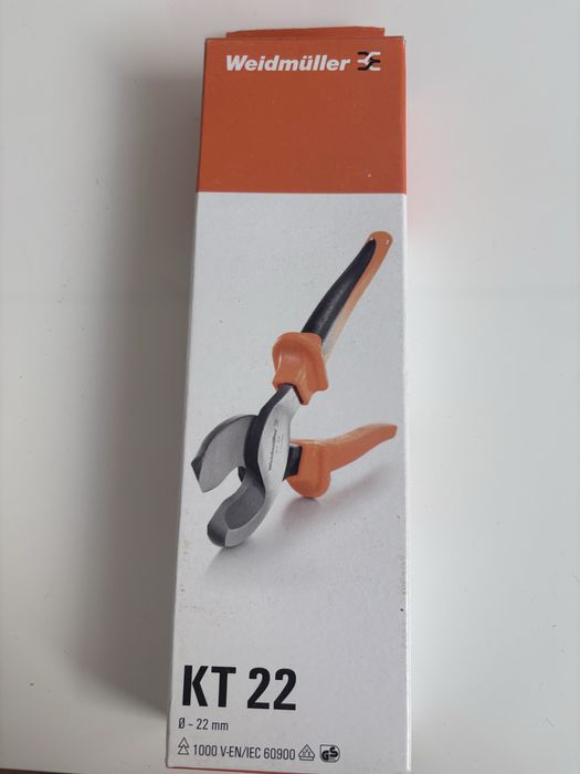 Nożyce do cięcia kabli VDE KT22 245mm Weidmüller