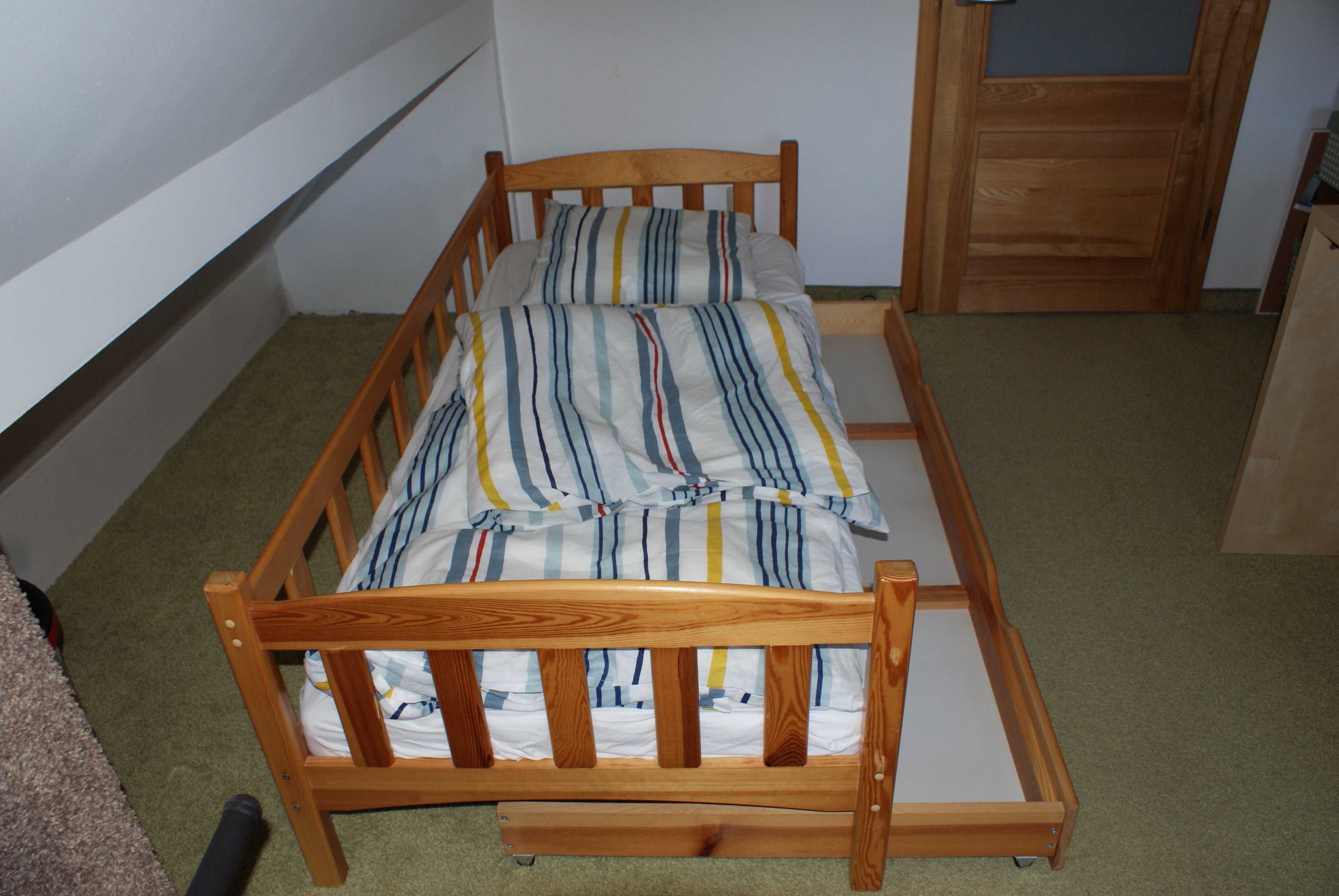 Łóżko drewniane dziecięco - młodzieżowe