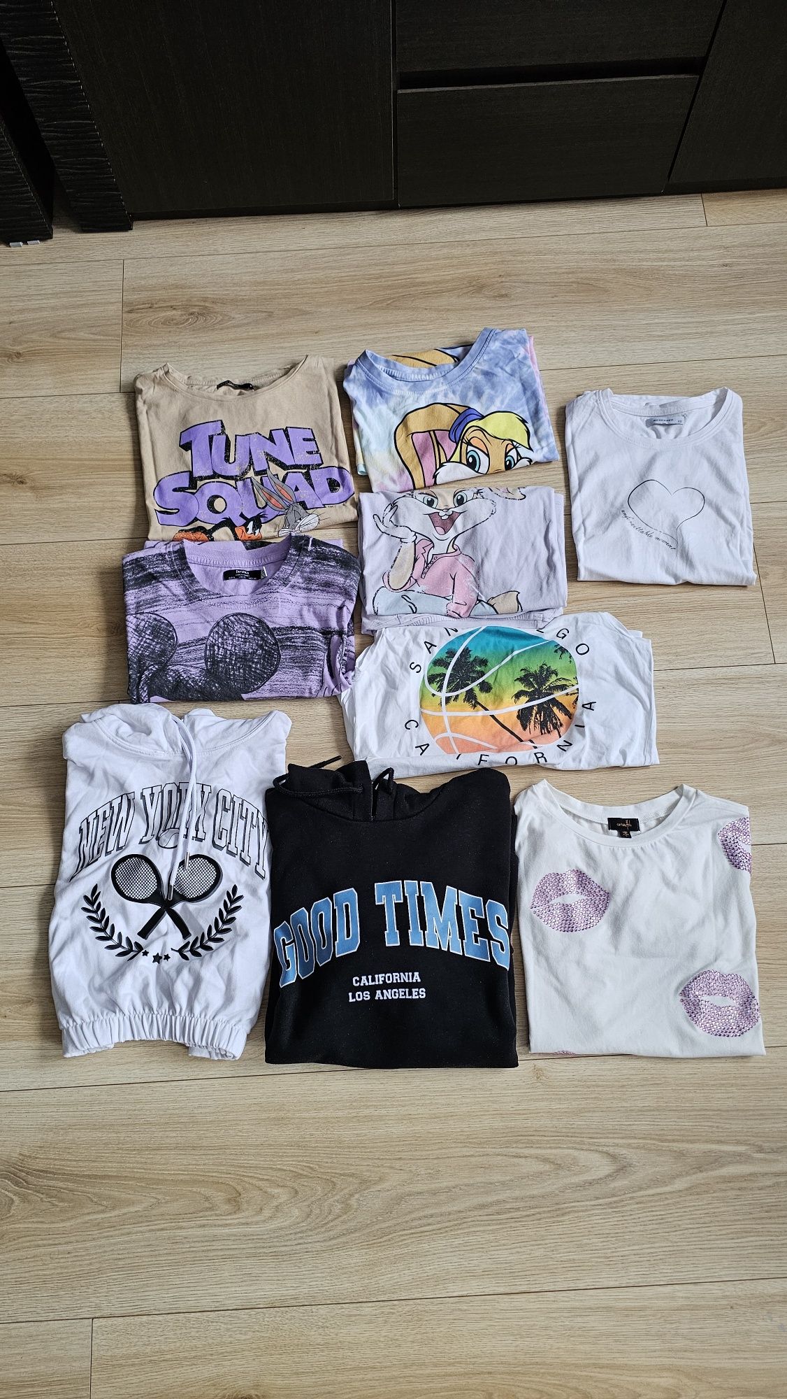 Zestaw ciuchów rozmiar S/XS Bershka, Cropp, Reserved,  H&M