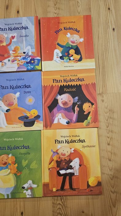 Zestaw 6 nowych książeczek dla dziecka Pan Kuleczka