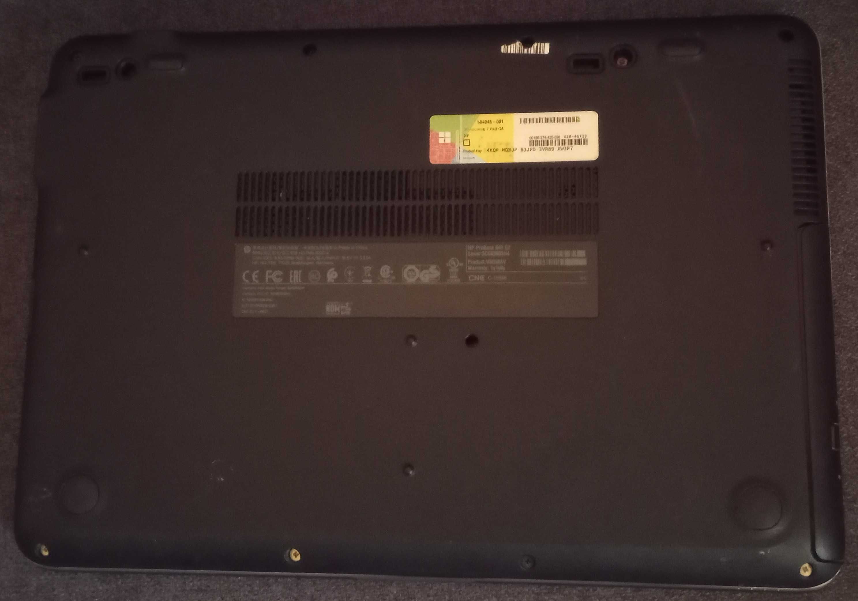 Laptop HP i3 4x2,3GHz 8GB 256GB SSD WiFi ProBook 640 G2 stan BDB HD+