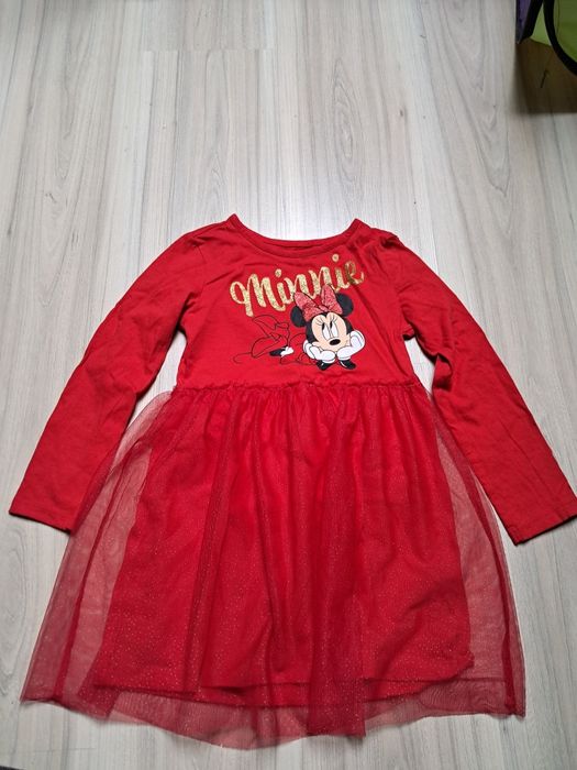 Sukienka Świąteczna Minnie  r. 116