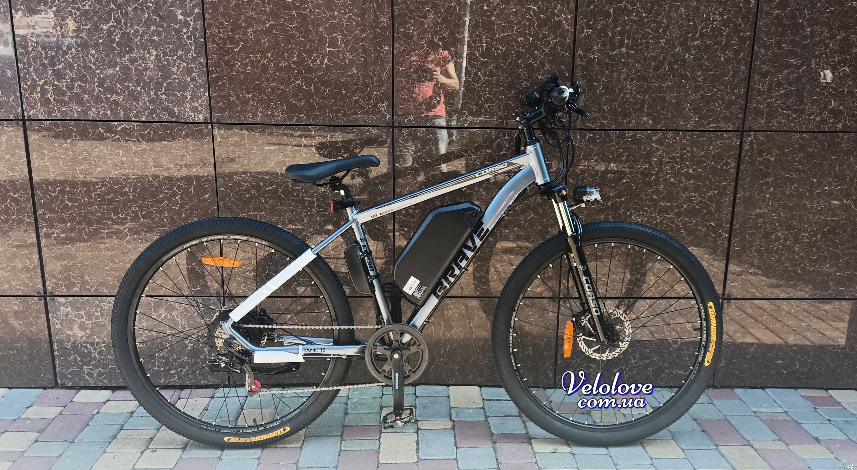 Мощный ЭЛЕКТРОВЕЛОСИПЕД, колеса 29", рама 19", 500 W, 48V/15Ah, гидрав