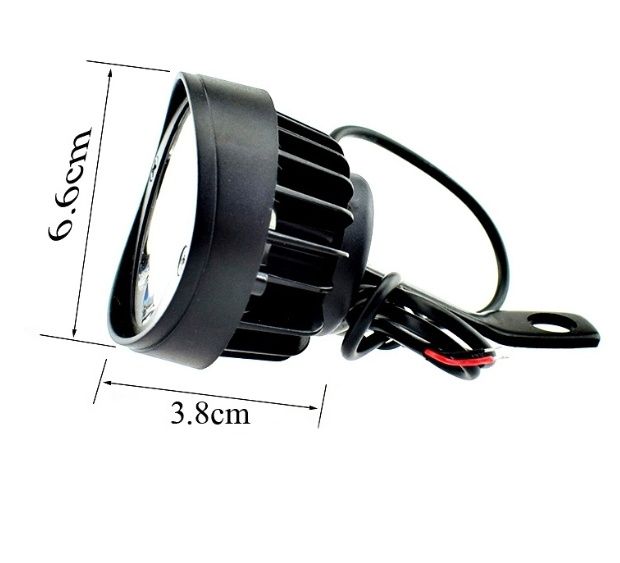 2 faróis led auxiliares