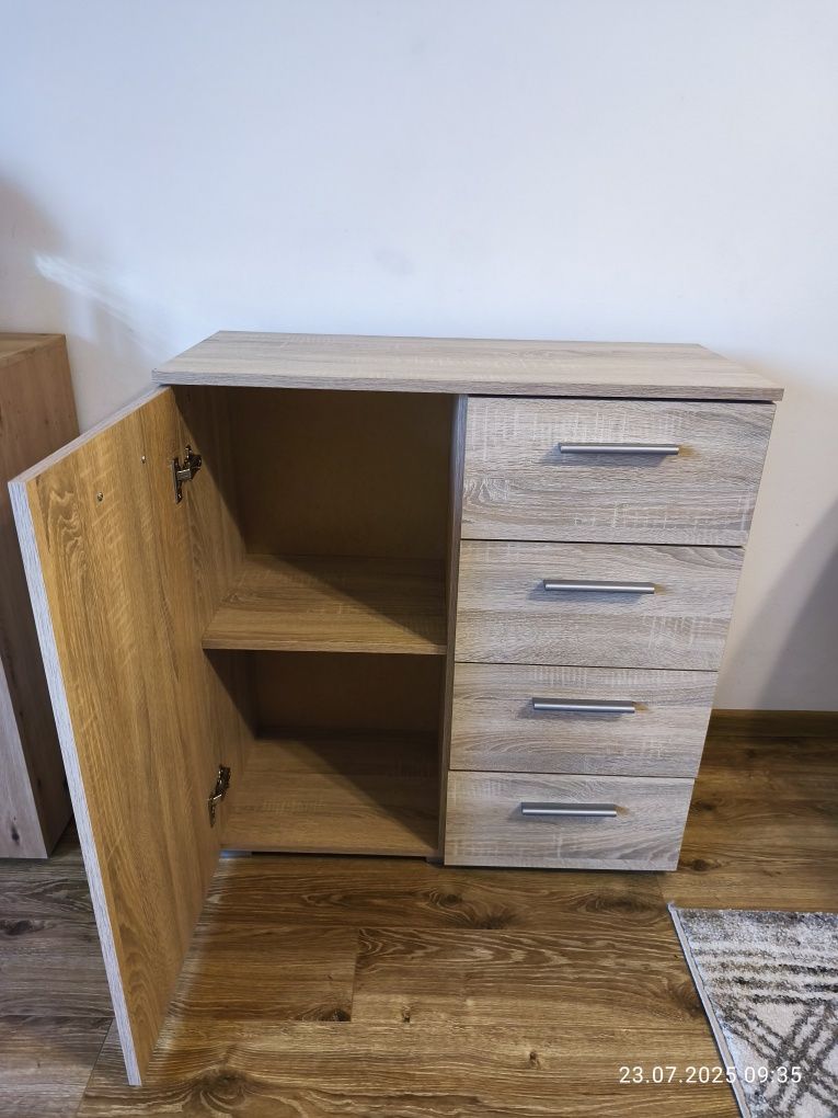 Komoda szafka 80 cm dąb sonoma