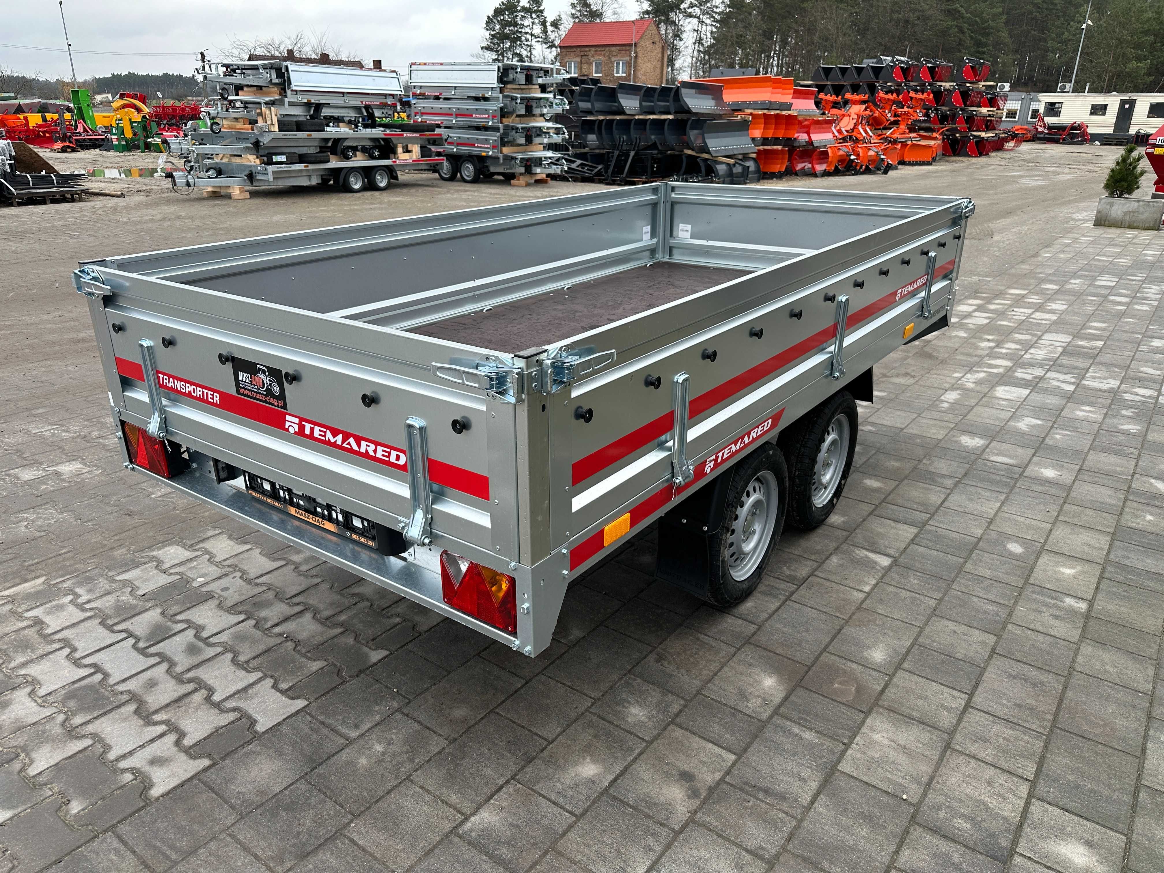 Temared TRANSPORTER 3015/2 - przyczepa samochodowa 304x151 przyczepka