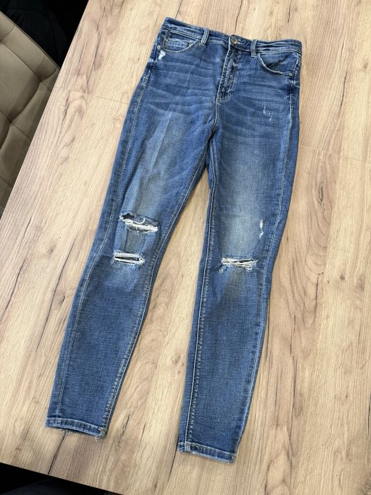 Jeansy skinny niebieskie