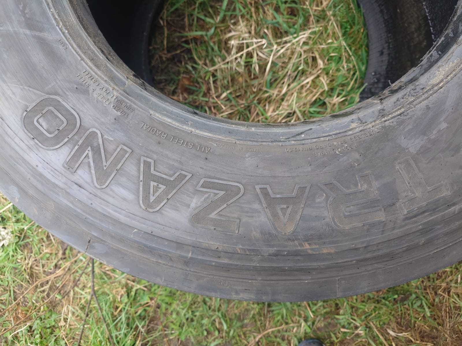 2 x Opony Trazano 445/45 R.19.5 Naczepa, Mega. Stan bdb.