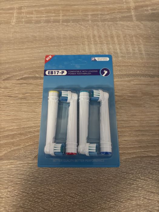 Końcówki do szczoteczki elektrycznej 4 szt - zamiennik