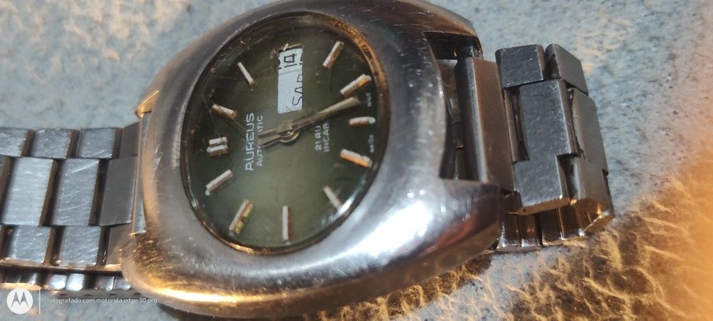 Relógio Aureus Autentic 21Rubis Incabloc em Bom estado