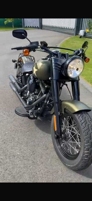 Harley Softail Slim S 110 Green Denim Nacional