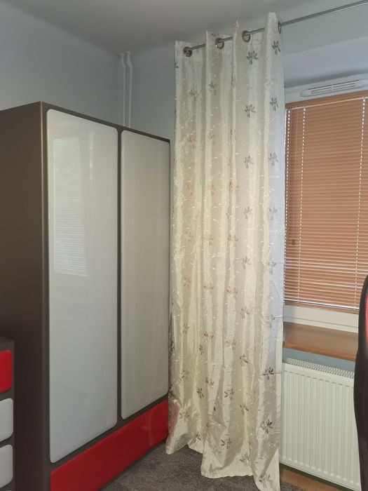 Sprzedam żółte zasłony ze wzorem