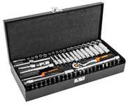 NEO TOOLS 10-008 zestaw kluczy nasadowych 1/4" - 63 ELEMENTY