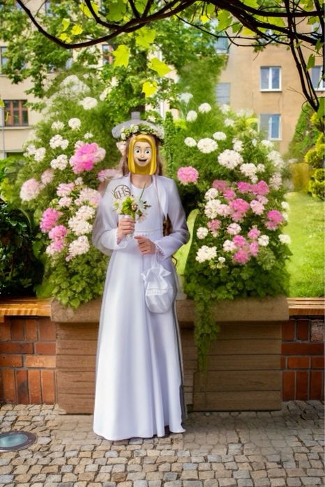 Sukienka komunijna z bolerkiem + gratisy