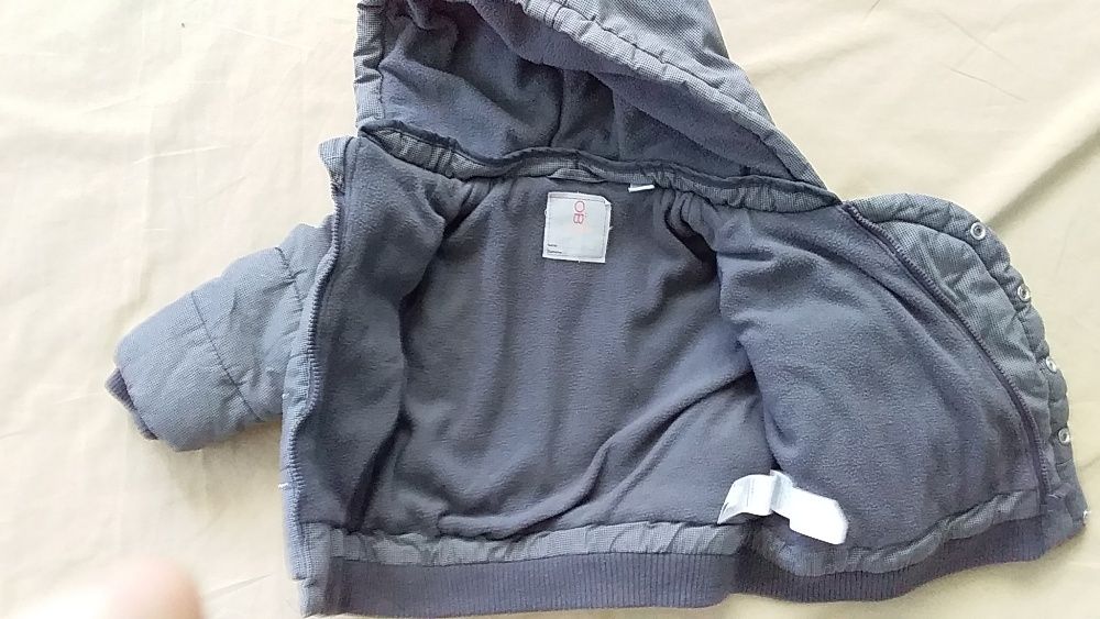Куртка для мальчика утеплена на флис Okaidi-68.куртка-ветровка HANS-74