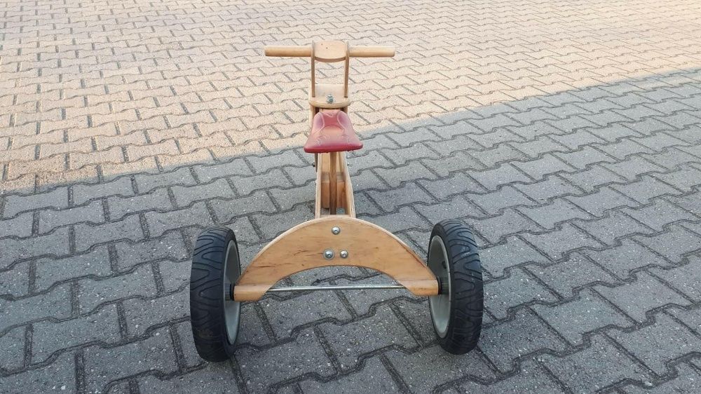 Biegowy rowerek retro