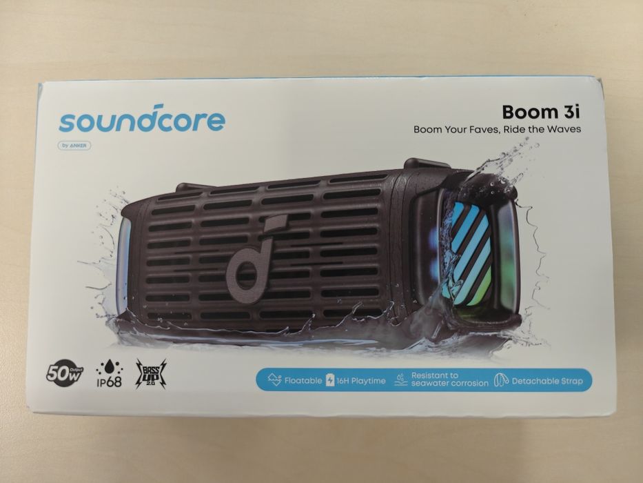 Новинка Портативна колонка Anker SoundCore Boom 3i 50W