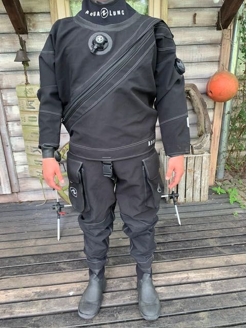 Skafander nurkowy suchy męski AQUA LUNG Alaskan drysuit L/G 43 Ładny