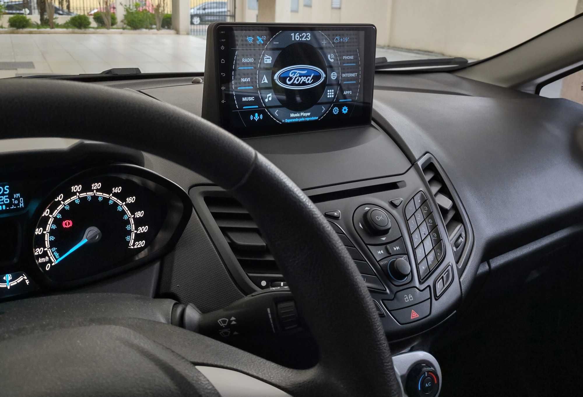 (NOVO) Rádio 2DIN • Ford Fiesta (2008 a 2017) • Android • GPS MK6