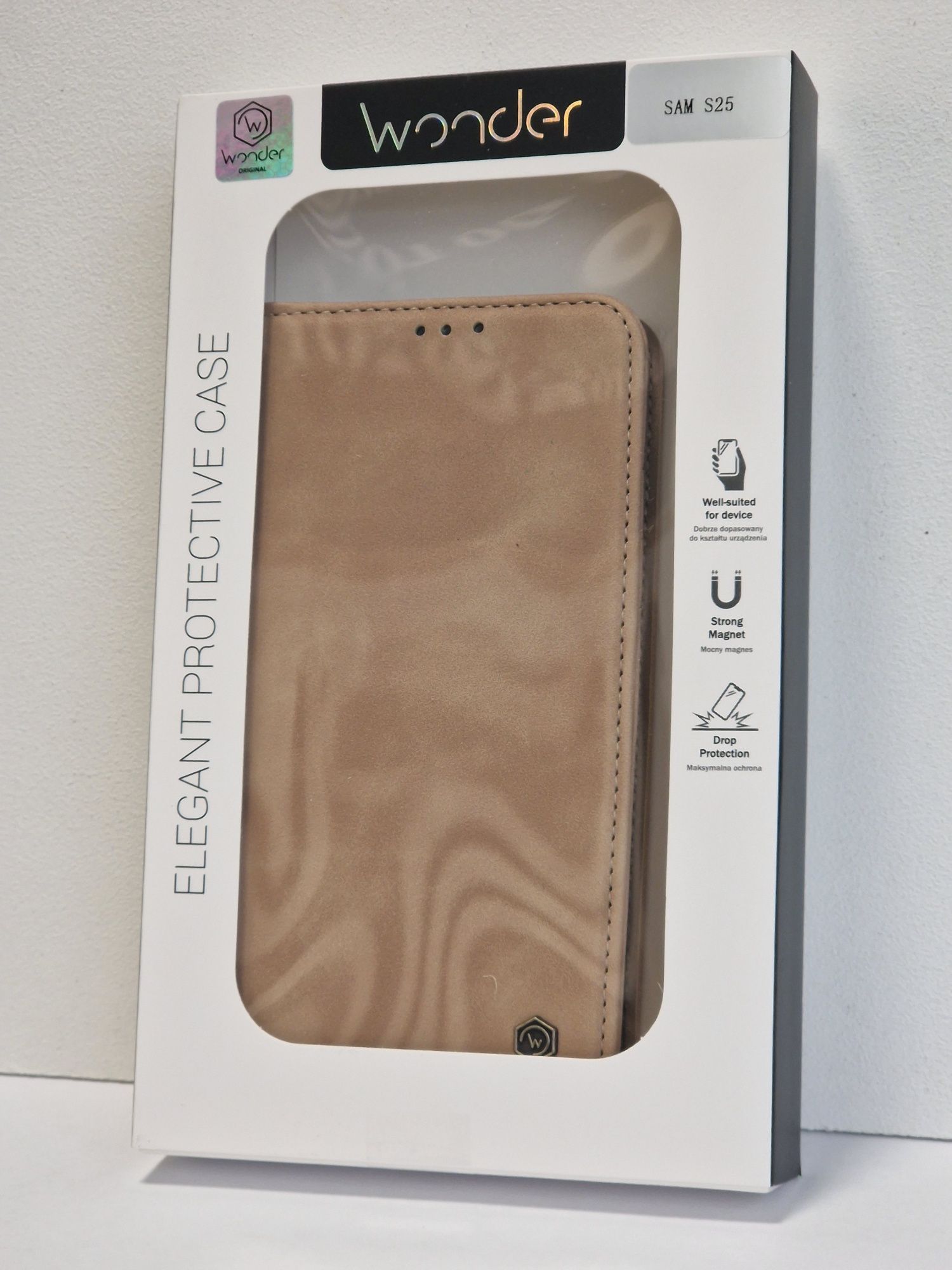 Kabura Wonder Smart do Samsung Galaxy S25 cappuccino