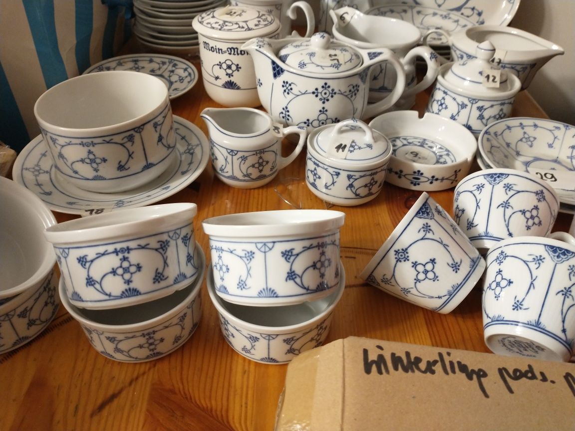 Kolekcja porcelana wzór słomkowy cena za zestaw w/g spisu